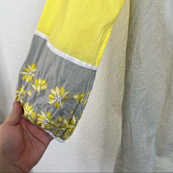 KAS New York Embroidered Beaded Pocket Tunic - Picture 5 of 10